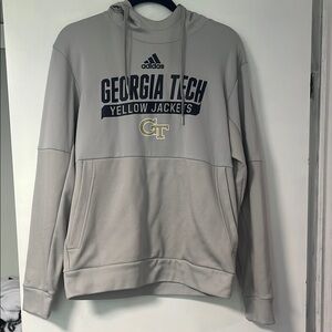 Adidas Gray Georgia Tech Hoodie